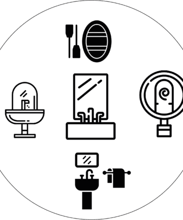 المرايا واكسسوارات الحمام