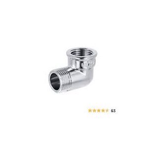 كوع كروم  ذكر 1/2"