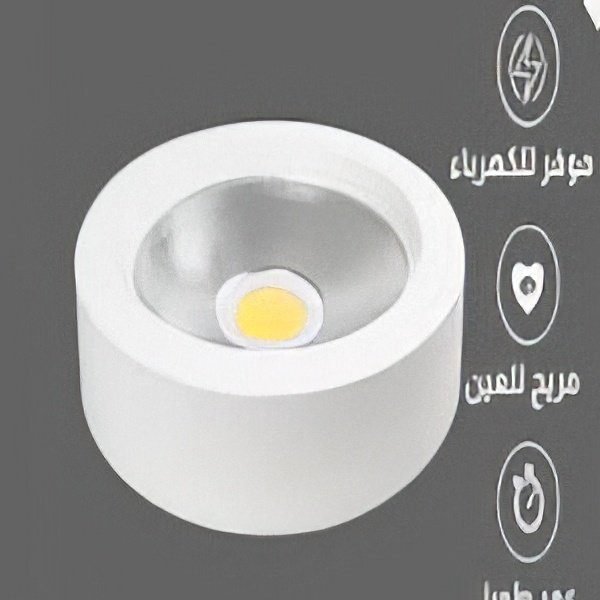 كشاف لطش ظاهر مدور ليد ابيض همر كبير 30W